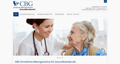 Desktop Screenshot of cbg-net.de